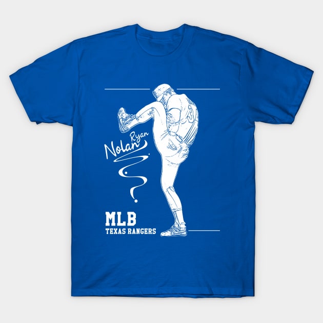 Nolan ryan || White || Texas rangers T-Shirt by Aloenalone